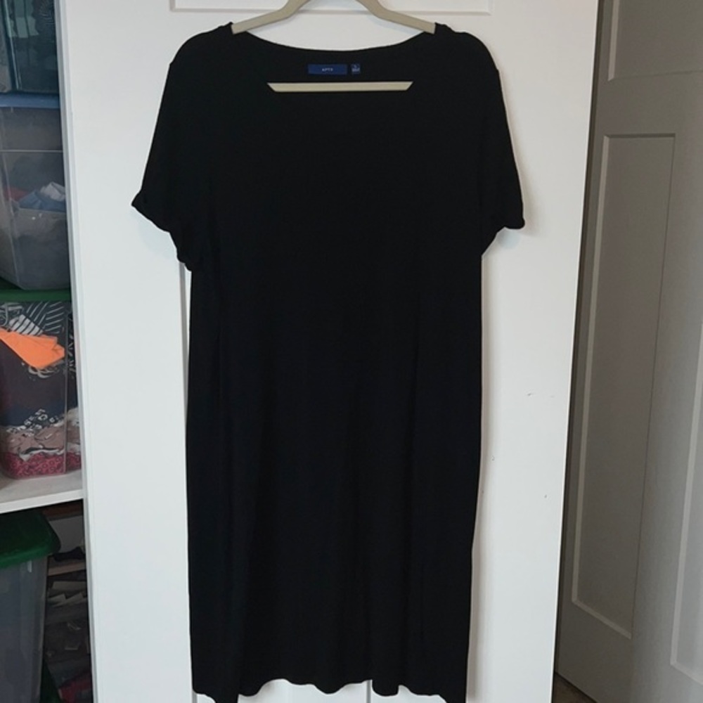 Black T-Shirt Dress Apt. 9